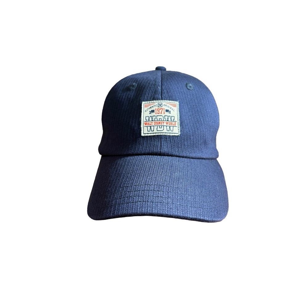 WDW Walt Disney World Disney Parks 1971‎ Authentic Blue Corduroy Strap Back Cap - Picture 9 of 13